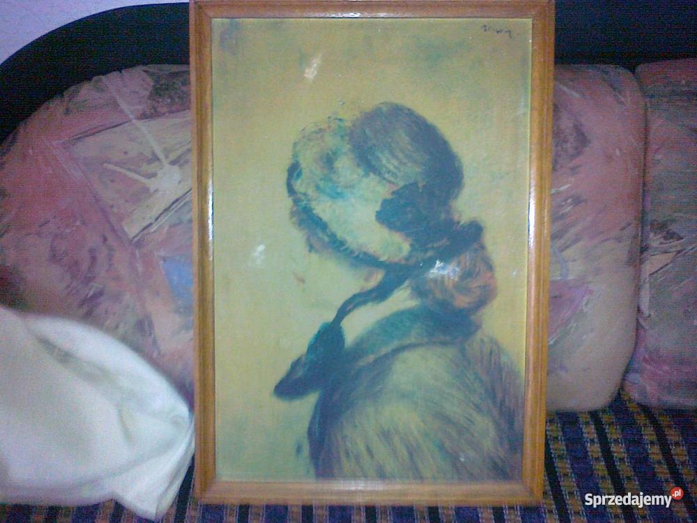 OBRAZ AUGUSTE RENOIR portret dziewczyny śląskie Bytom