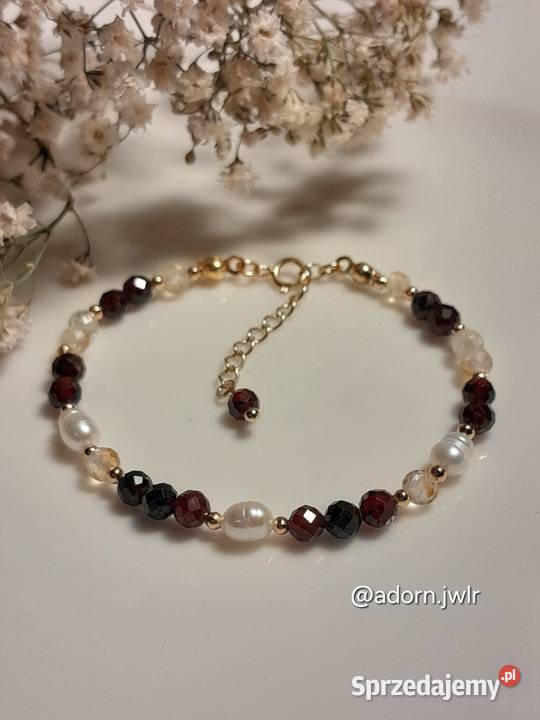 Kamienie naturalne Granat Perła Cytryn Aleksandrów Łódzki