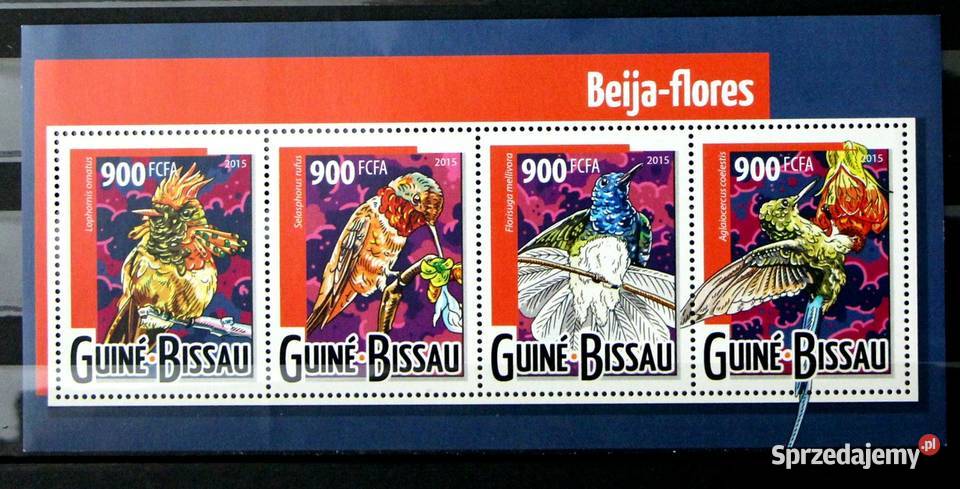 Gwinea Bissau kolibry Filatelistyka Oborniki