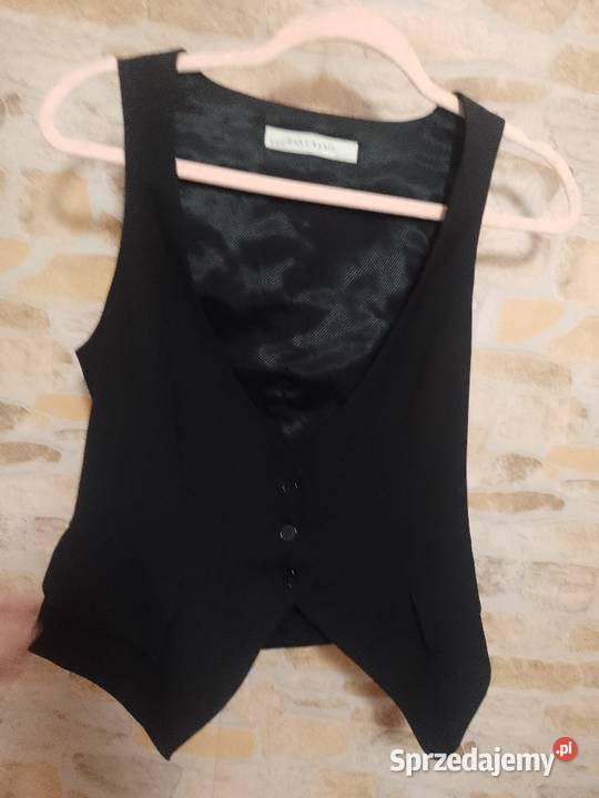 34XS ZARA Czarna kamizelka garniturowa Kraków