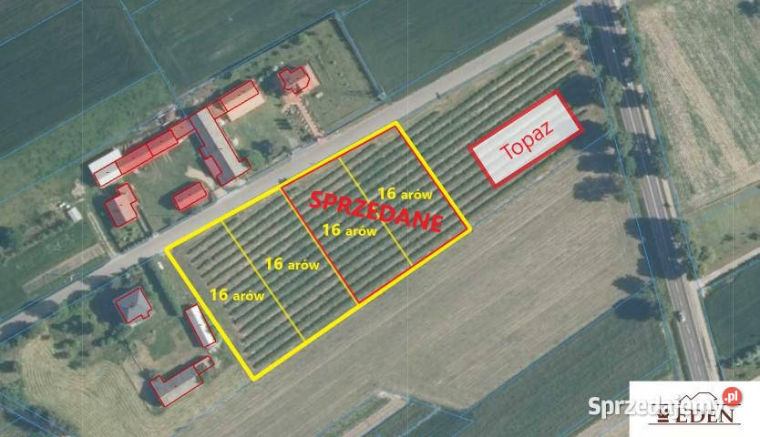 sprzedaży gruntu Stok 3200m2 86zł/m2 Sprzedaż sprzedam