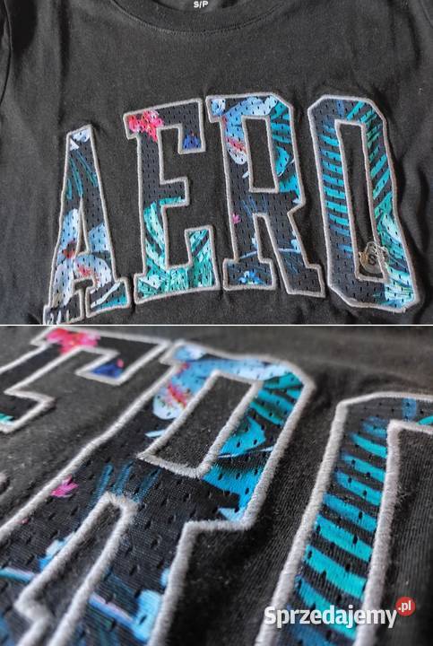 Aeropostale aero koszulka top tshirt z naszytym Kielce