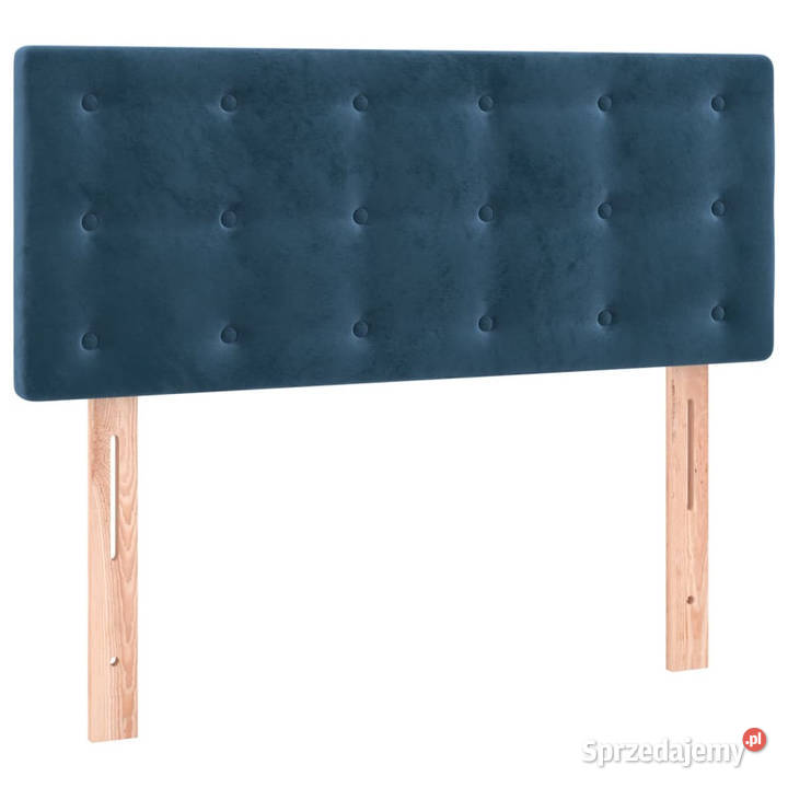 Zagłówek do łóżka ciemnoniebieski 90x5x7888 sprzedam