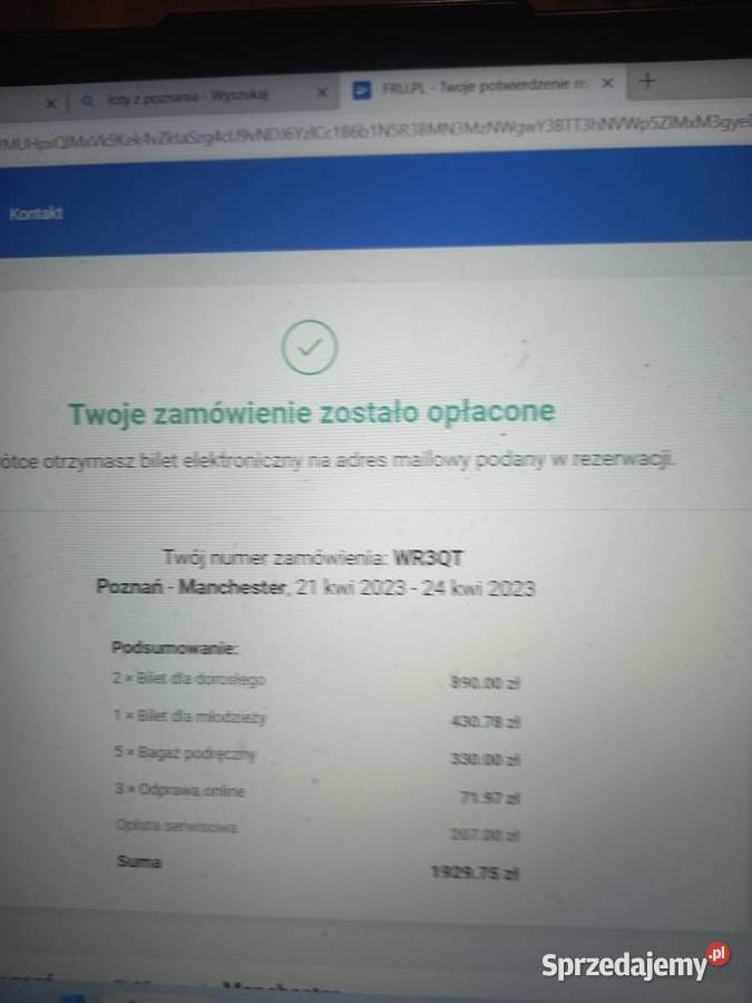 Bilety lotnicze Poznań Manchester Poznań wielkopolskie Śrem