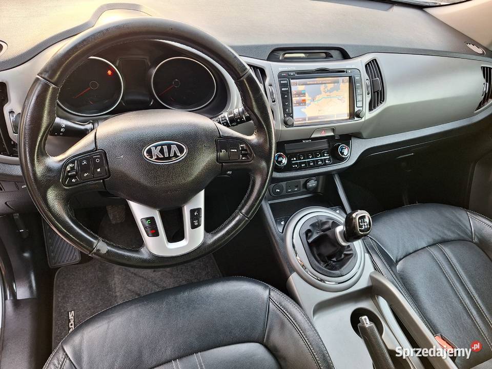 łańcuch rozrządu navigacja ledy skóra aluminiowe felgi Sportage lubelskie Zamość