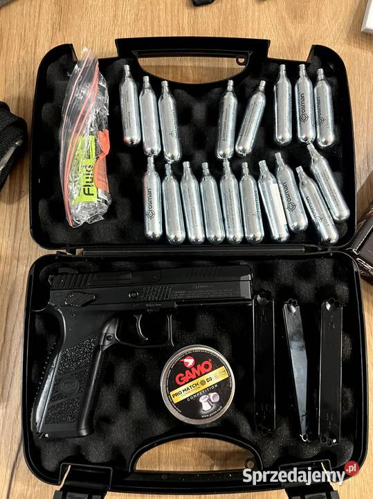Wiatrówka CZ P09 CO2 nowa bogaty zestaw Wrocław