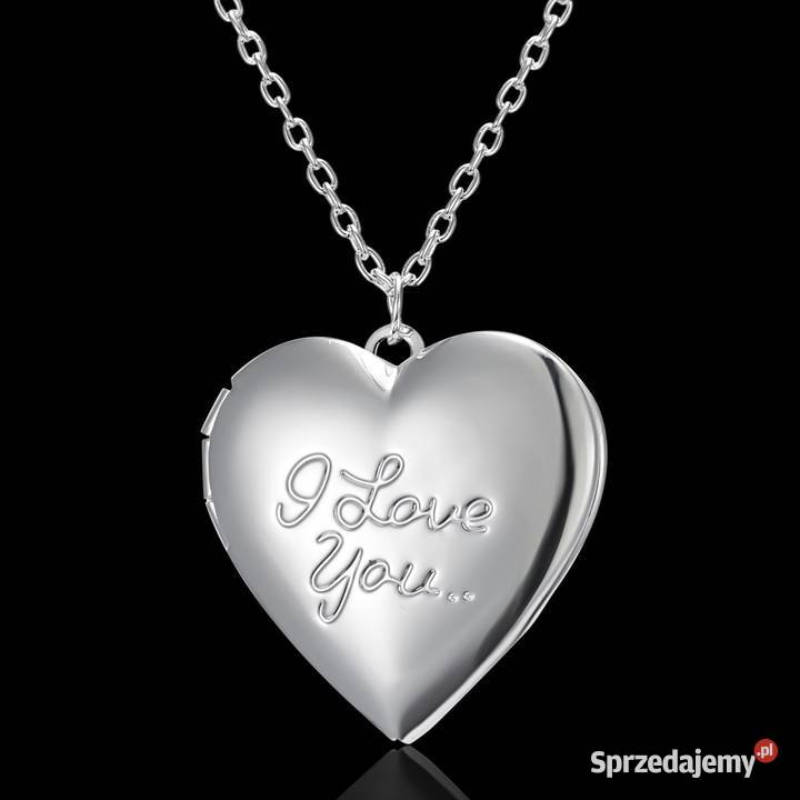 Walentynkowy grawerowany naszyjnik