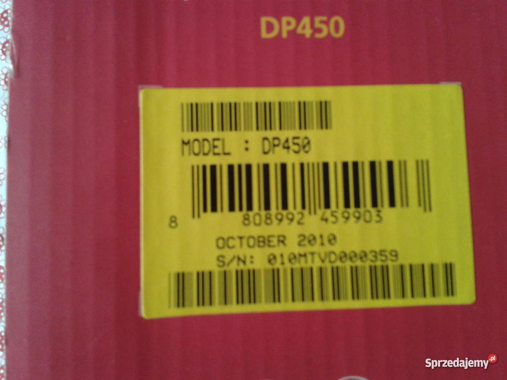 Przenośny odtwarzacz DVD LG DP450 w czarnym Katowice