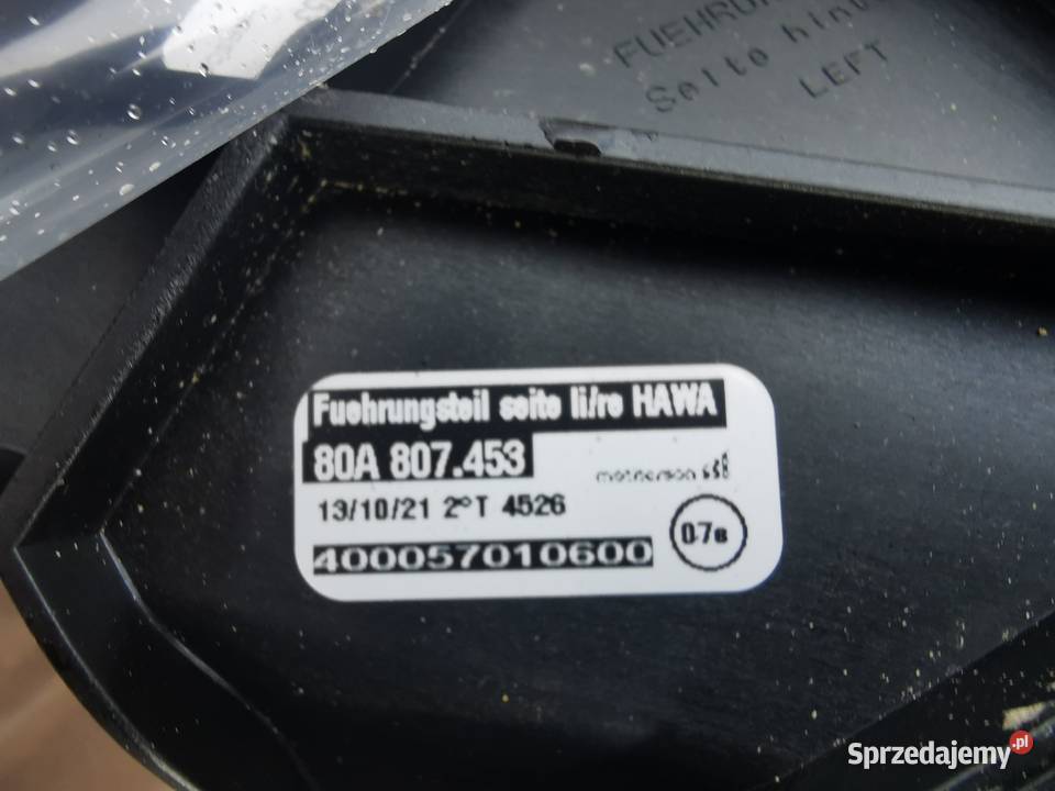 Ślizg mocowanie zderzaka tył tylnego audi q5 2 Karoseria wielkopolskie Sieraków