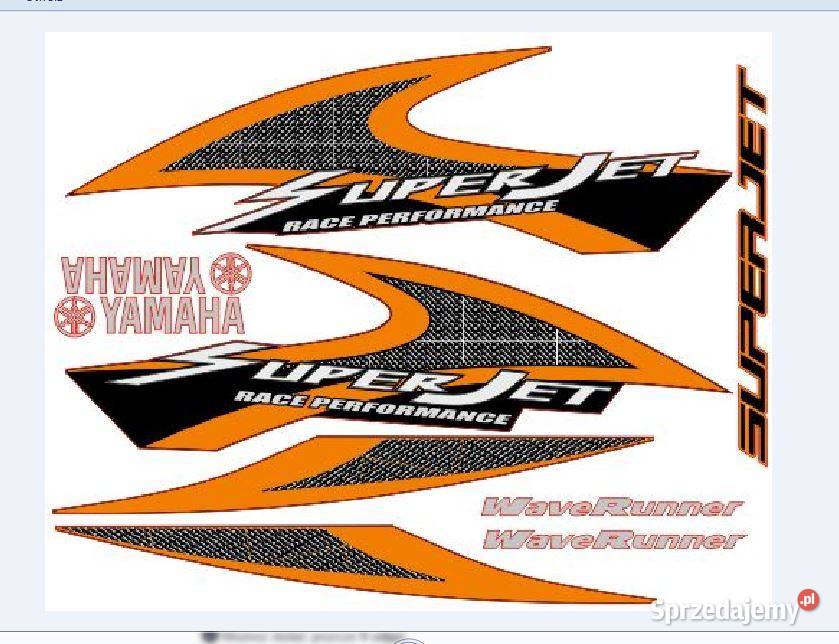 naklejki yamaha superjet wave runner Pozostałe Raszyn sprzedam