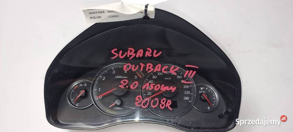 LICZNIK ZEGAR SUBARU OUTBACK 85002AG01 Lipno sprzedam