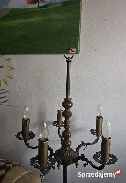 Lampa stojąca Vintage PRL na żarówki świecowe Katowice