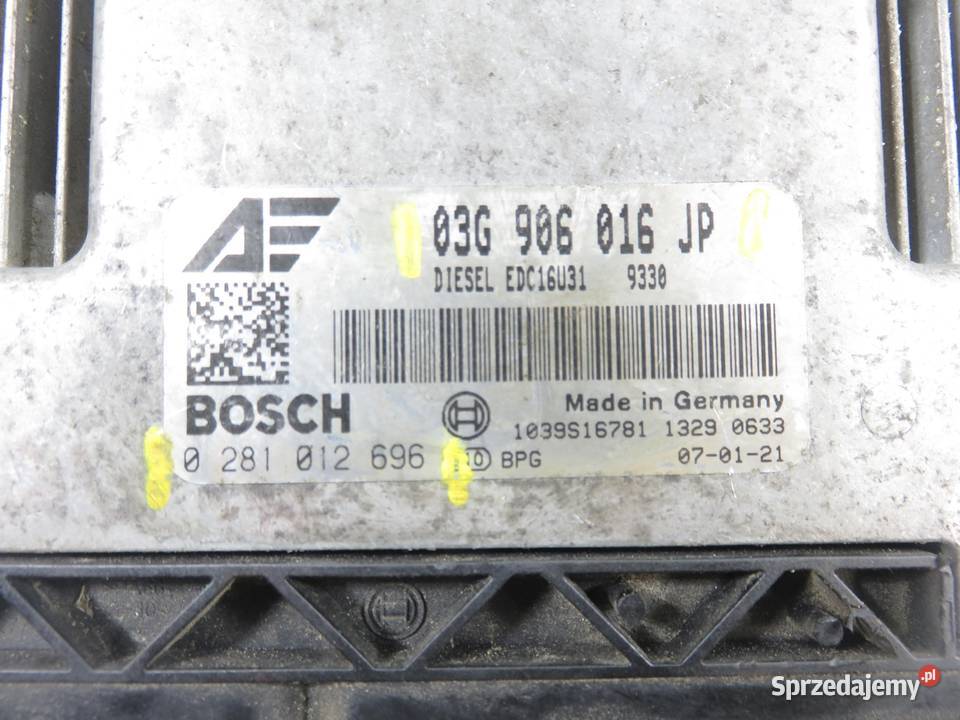 STEROWNIK VW SHARAN I 20 TDI BRT 03G906016JP