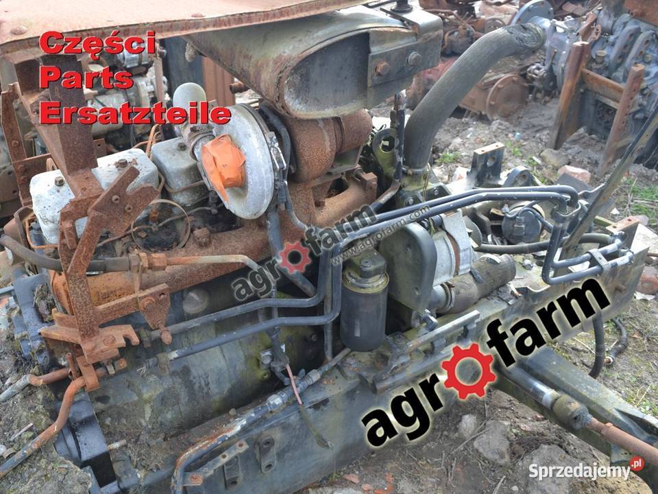 Case 5140 części silnik skrzynia biegów oś Byków