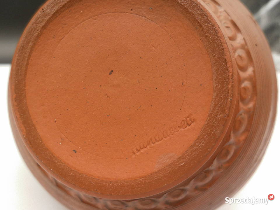 Wazon wazonik gliniany