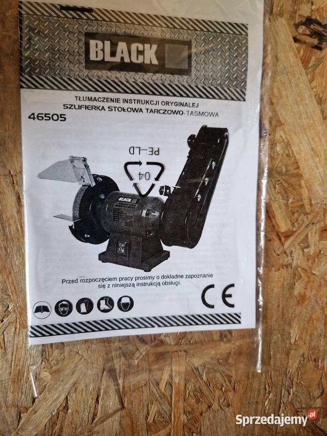 SZLIFIERKA STOŁOWA TARCZOWOTAŚMOWA 150686 Głogowa