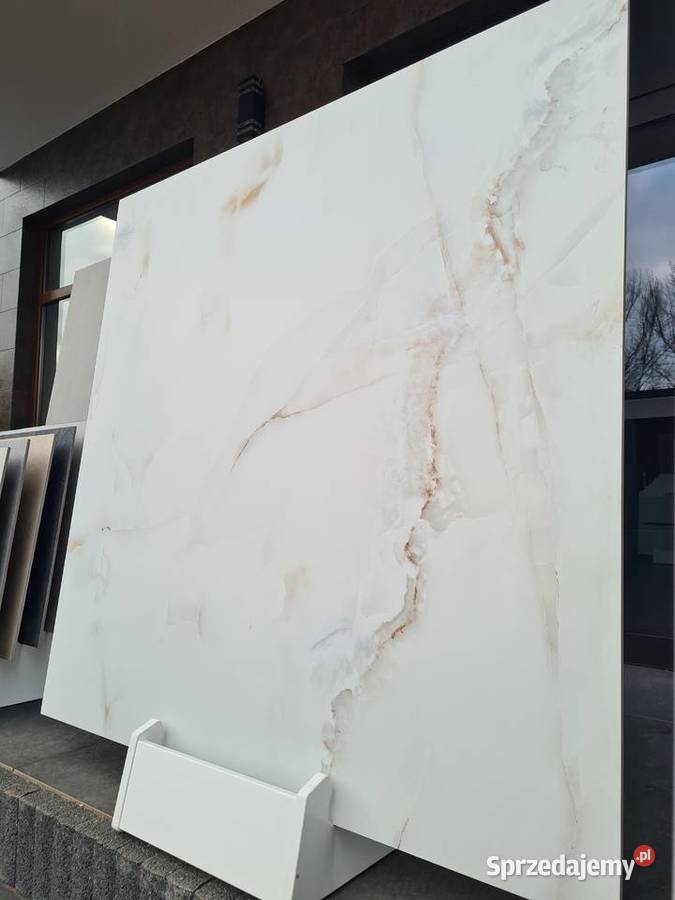 Płytka GRES Onyx Blanco Satin 120x120 GAT I Opoczno