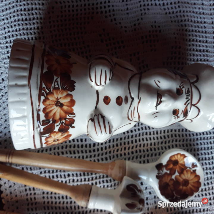 Kucharka z porcelany łódzkie Zduńska Wola