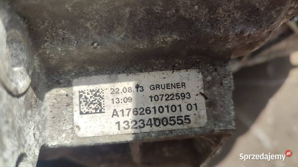 SKRZYNIA BIEGÓW A1762610101 MERCEDES B W176 W246 Włoszczowa