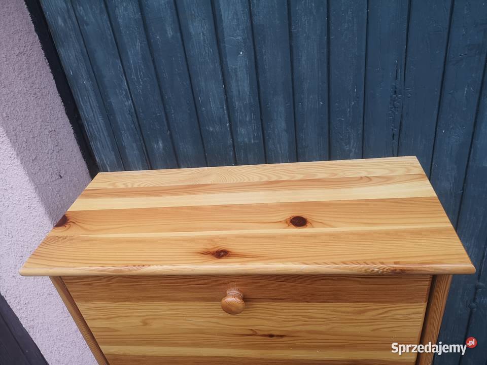 drewniana sosnowa komoda szafka na buty 2cm małopolskie Kraków