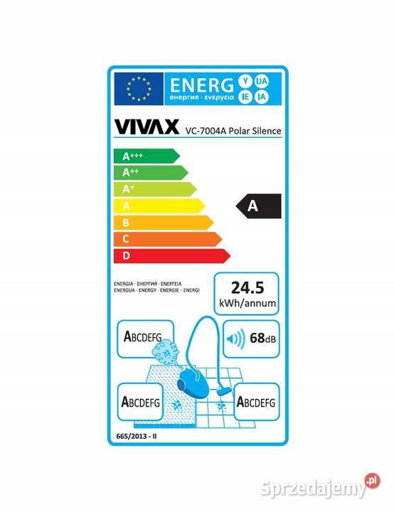 Odkurzacz Workowy Super Silence 700W Szczotki Skawina