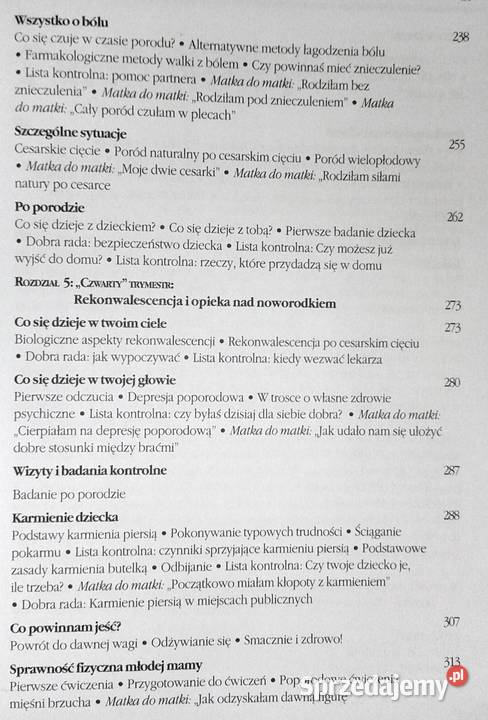 Macierzyństwo Ciąża i poród Spencer Paula lubelskie Chełm sprzedam