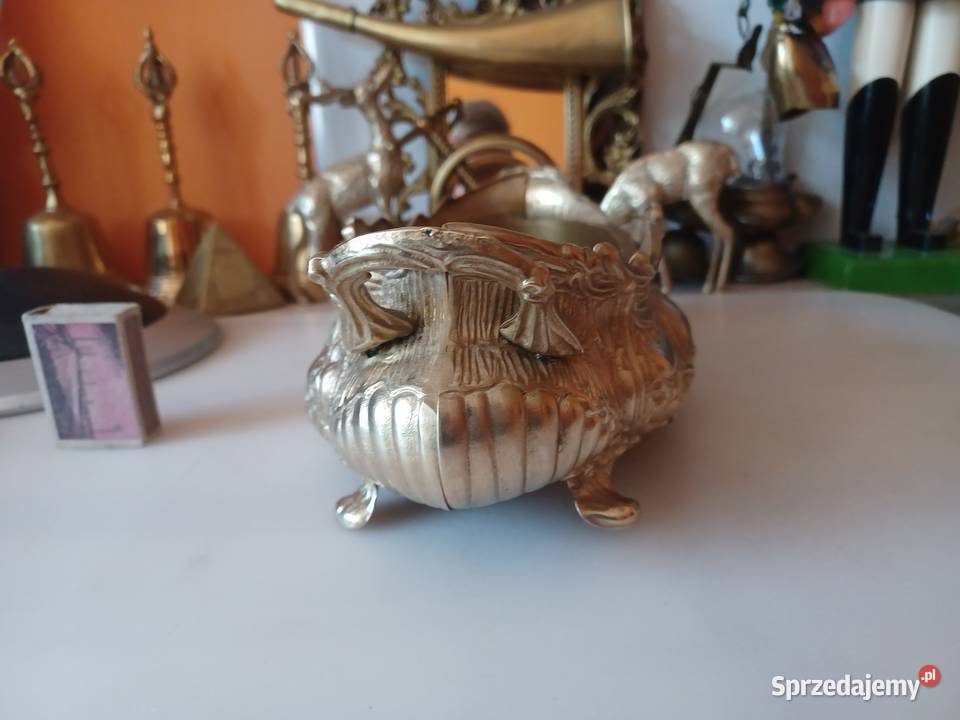 Piękna żardiniera mosiężna