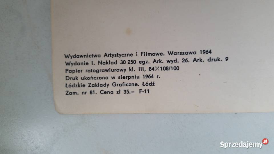 W KRĘGU GWIAZD I FILMÓW 1964 WA i F Artur