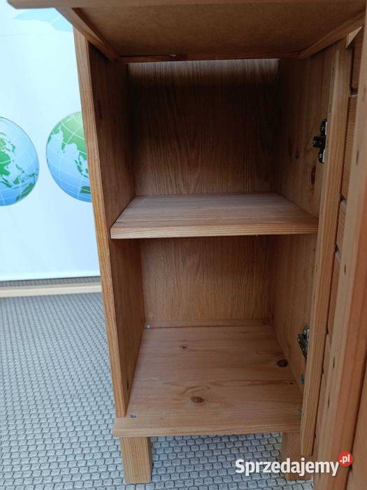 Dwie szafki łazienkowe sosnowe mazowieckie Warszawa sprzedam