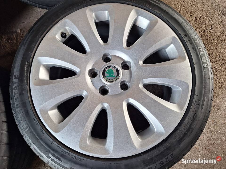 Alufelgi 5x112 17 ET49 SKODA Octavia Superb koła Średnica 17" kujawsko-pomorskie Choceń sprzedam