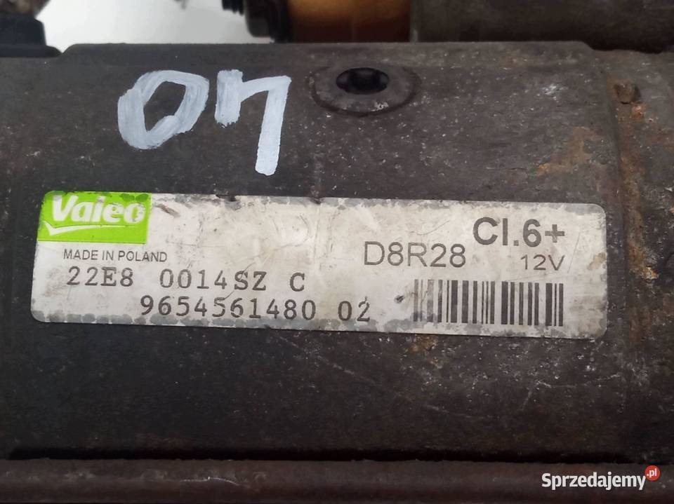 ROZRUSZNIK 9654561480 20 HDI Citroen C5 II 2007 Rok produkcji 2008 świętokrzyskie
