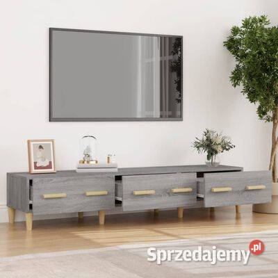 vidaXL Szafka pod telewizor szary dąb sonoma Warszawa