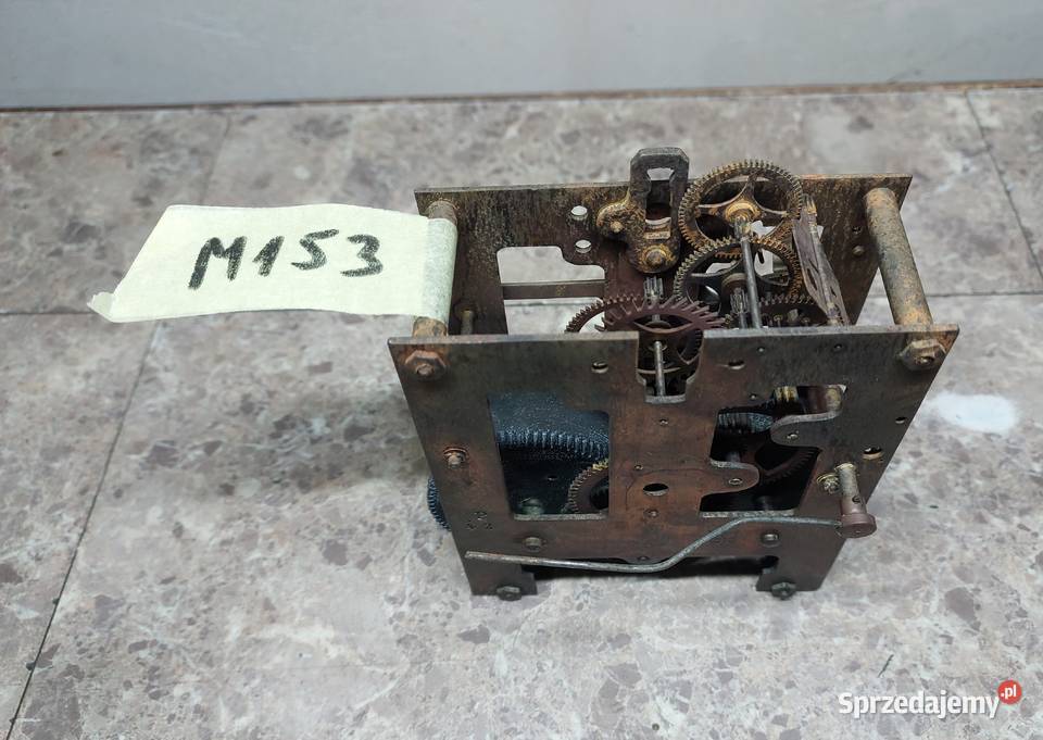 M153 Mechanizm starego zegara ściennego Gustav pomorskie Tczew
