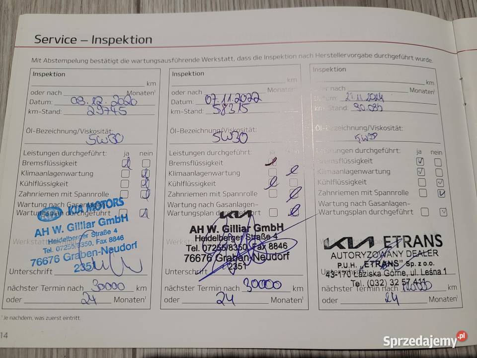 Kia Sportage 20 CRDI AWD PLATINUM EcoDynamics Rok produkcji 2019 Sportage śląskie Krzyżanowice