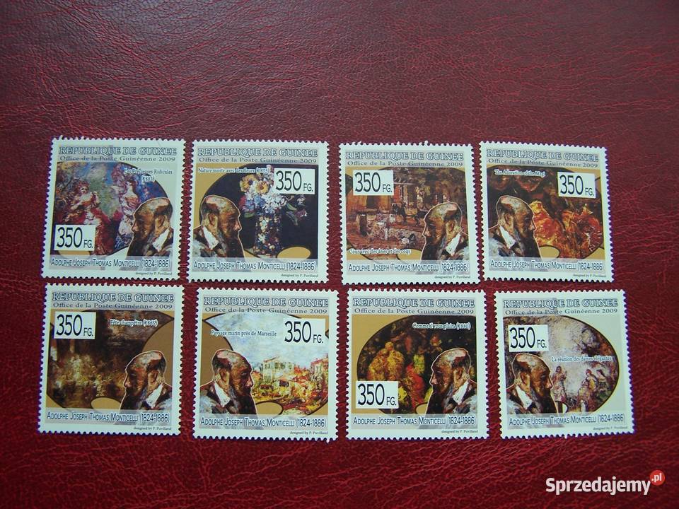 Gwinea 2009 MNH Sztuka Malarstwo Monticelli Tychy