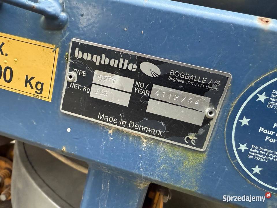 Rozsiewacz nawozów Bogballe z nadstawkami 6700 Nowa Ruda