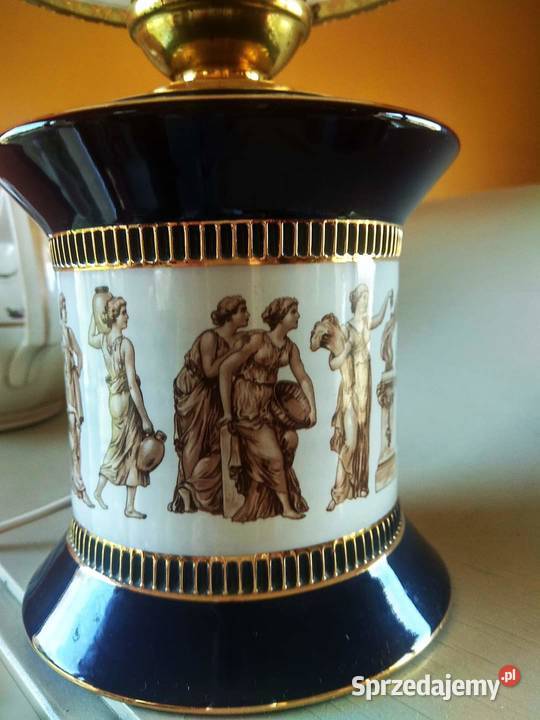 Lampa z kobaltem i scenami
z amfor greckich Gdańsk