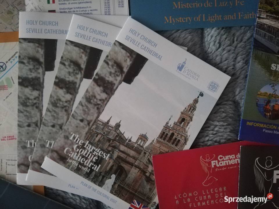 Foldery mapki przewodniki Sevilla Gibraltar Wronki