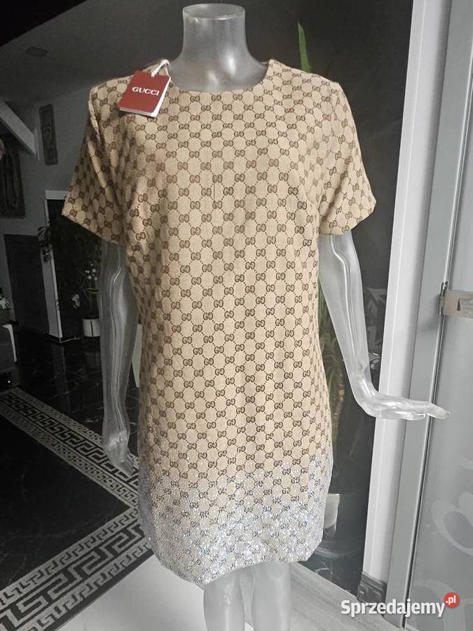 Sukienka cyrkonie eleganca Mucharz sprzedam