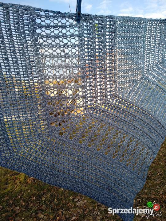 Handmade ręcznie robiona chusta na szydełku Busko-Zdrój sprzedam