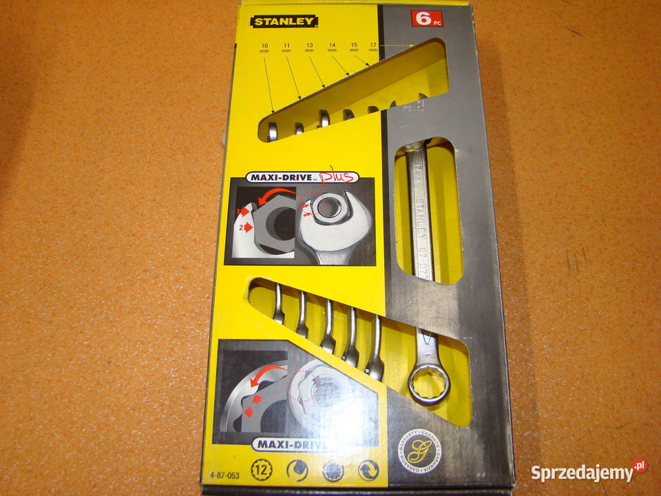 Zestaw kluczy płaskooczkowych STANLEY M 1017 Ref Bielsko-Biała