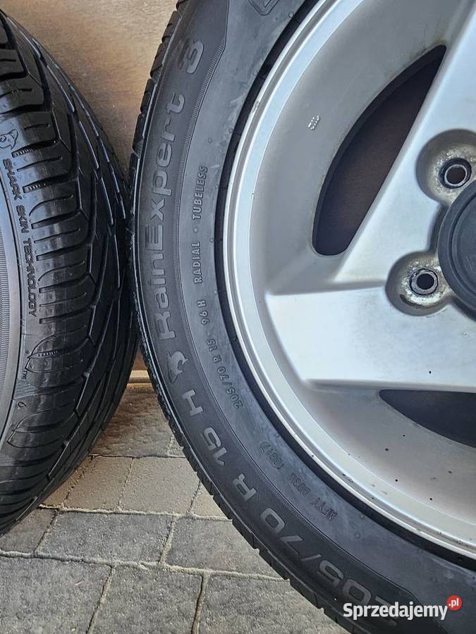 Felgi z oponami 20570 R15 Uniroyal RainExpert 3 Pułtusk sprzedam