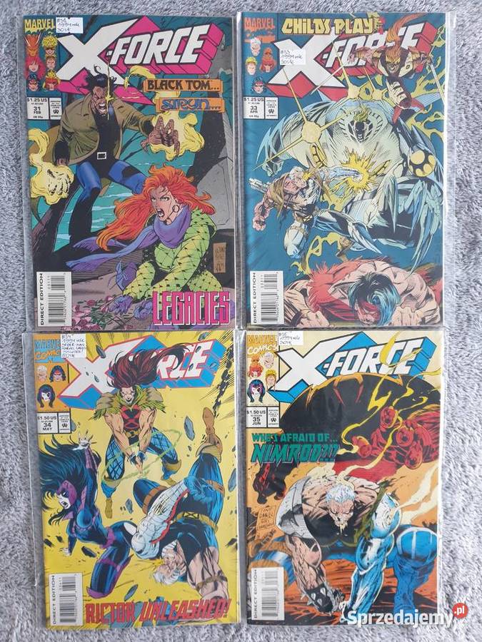 XForce kolekcja 32 oryginalnych komiksów Marvel Komiksy Gdynia
