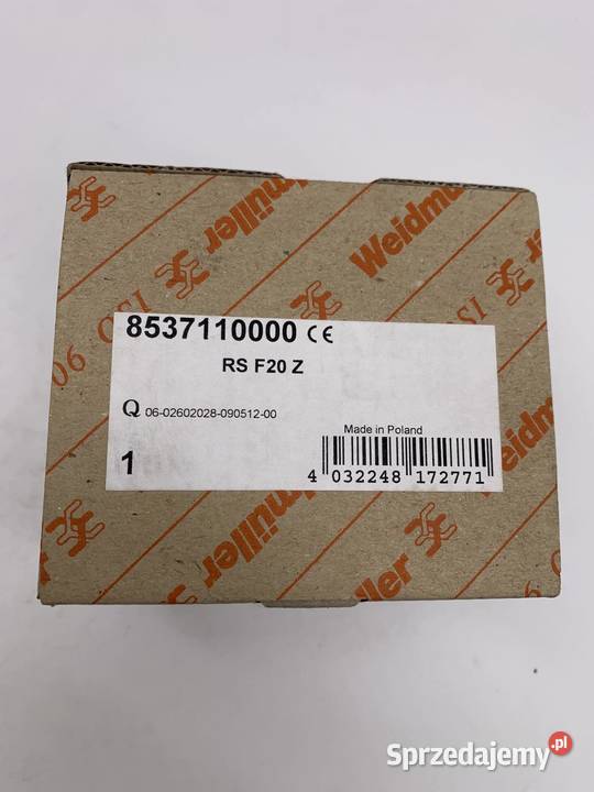 Weidmuller 8537110000 RS F20 Z Moduł Transferowy Warszawa