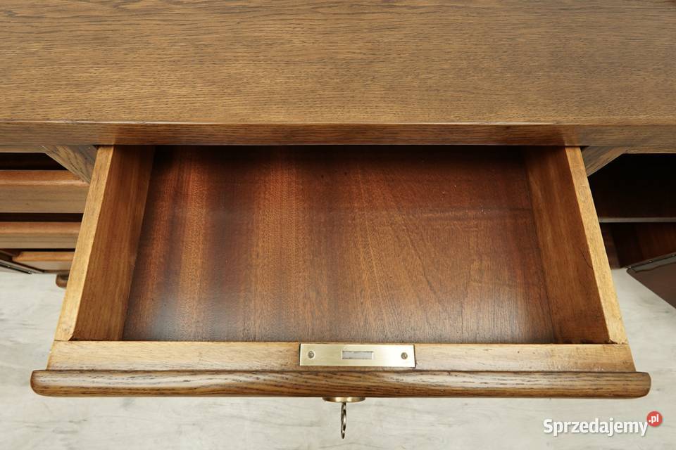 Antyczne biurko z lat 40tych w stylu art deco wielkopolskie sprzedam