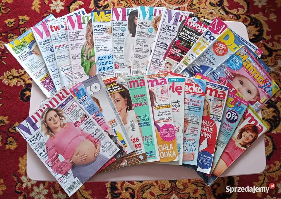 Zestaw czasopism o tematyce ciążowej i dziecięcej + GRATISY!