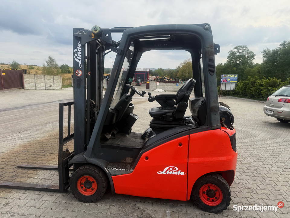 wózek widłowy LINDE H16T wolny skok przesuw łódzkie sprzedam