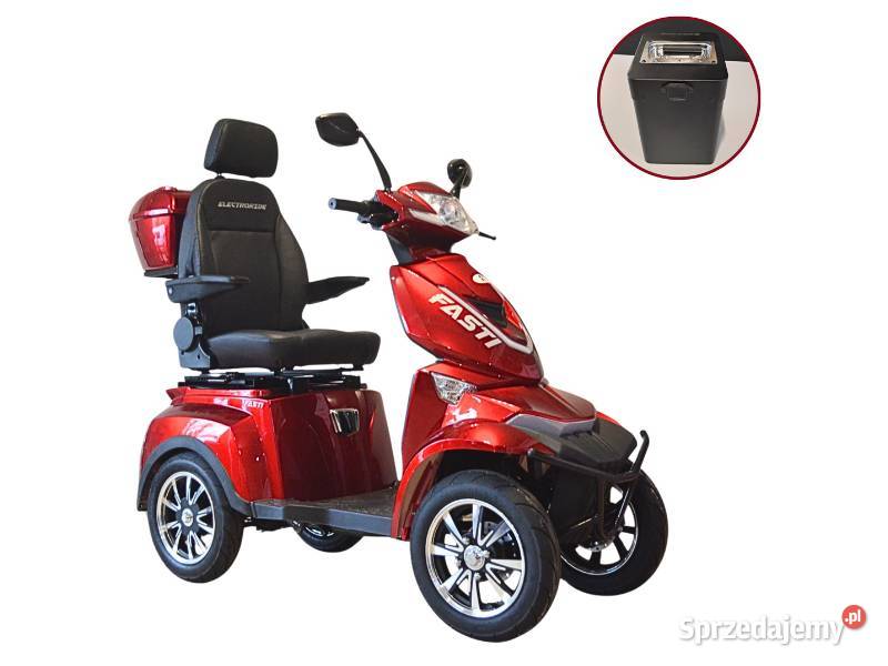 Fasti 4 Elektryczny skuter 4kołowy z baterią do kufry