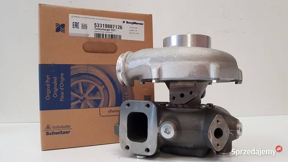Nowa turbosprężarka BorgWarner 53319887126 Siedlce