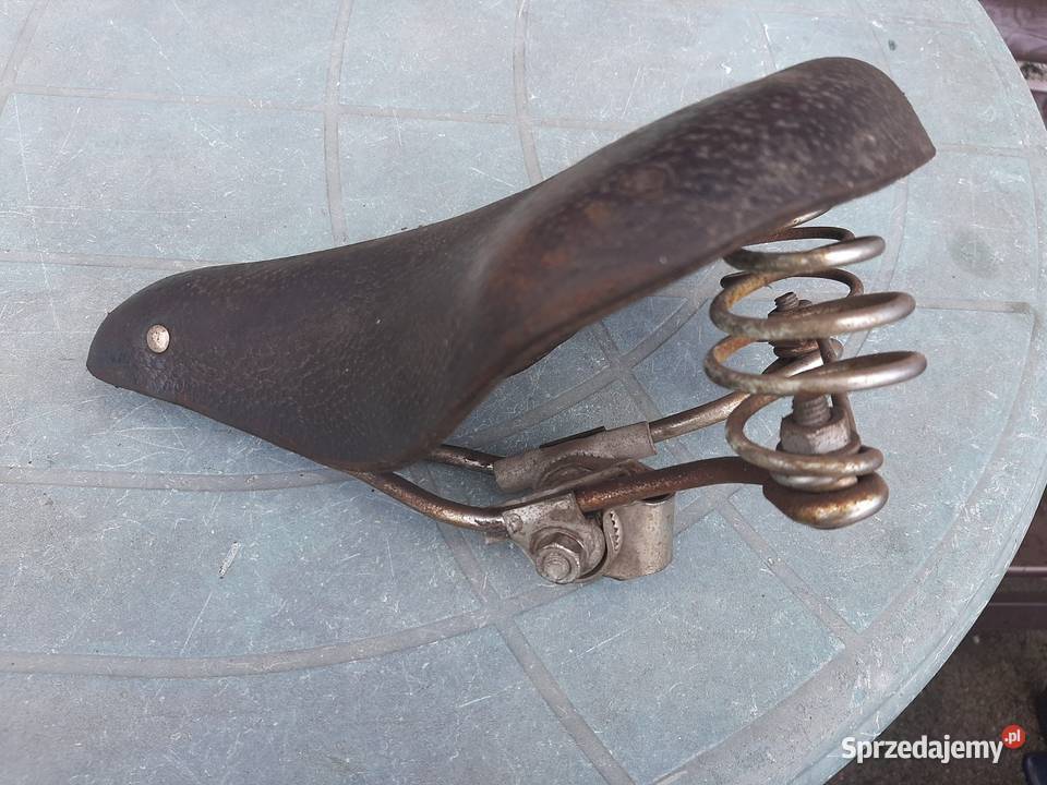 Skórzane siodełko rowerowe Skwierzyna sprzedam